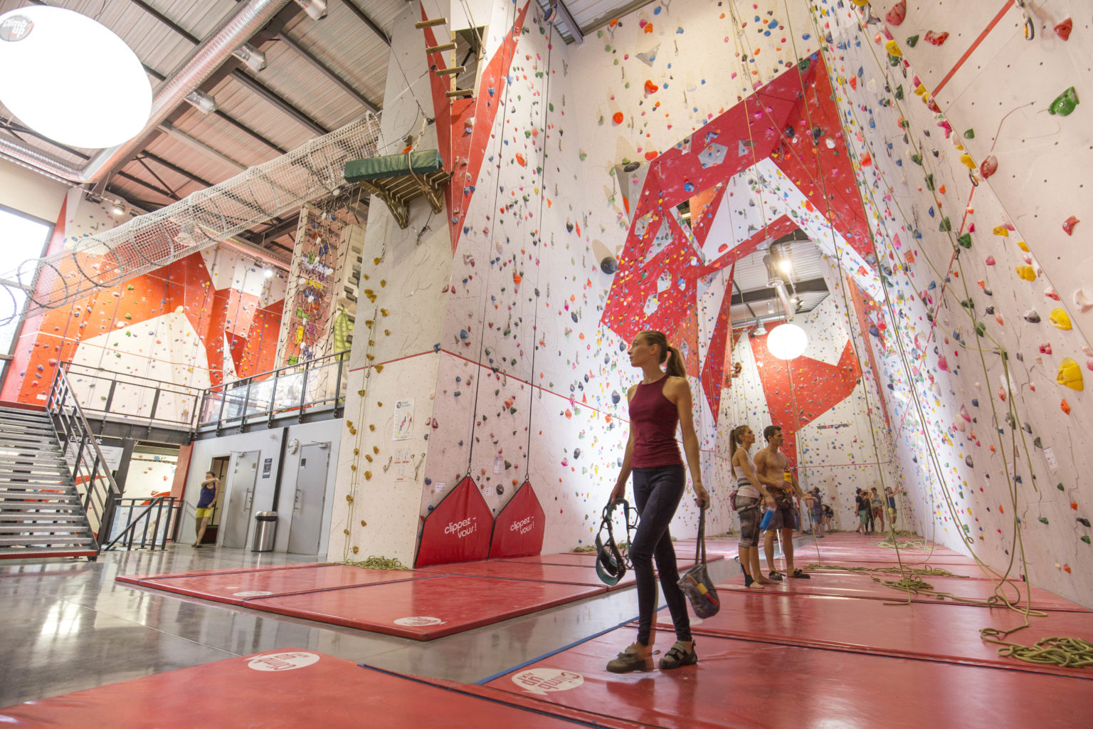 Salle de voies à Climb Up Aix - Bouc Bel Air