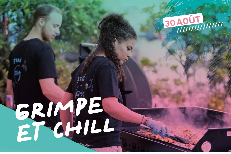 Soirée barbecue escalade à Climb Up Aix Bouc Bel Air